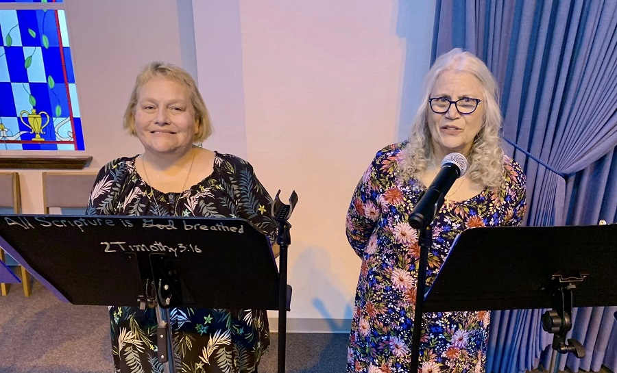 2025 New Praise Team Members - Nancy and Gayla
